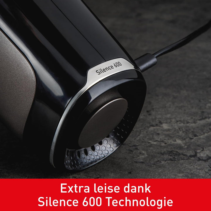 Tefal HT650E Power Mix Silence Handmixer | 600 Watt | variabler Geschwindigkeitsregler | Turbo- und