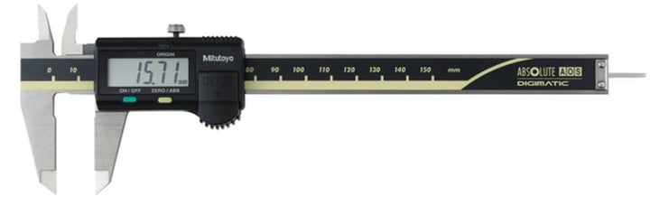 MITUTOYO Digital Messschieber ohne Datenausgang DIN 862, Tiefenmass rund 0-150 mm, 1 Stück,500-184-3