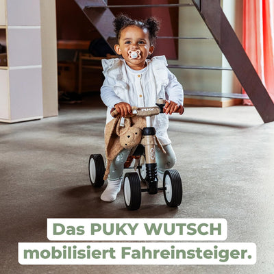 PUKY WUTSCH | Sicheres Rutschfahrzeug | Für Kleinkinder ab 1,5 Jahren | Mit Pendelachse | Sicherheit