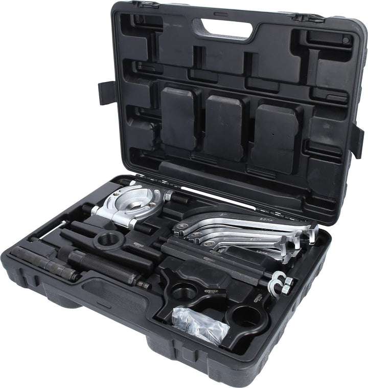 KS Tools 700.1200 Hydraulischer Abziehersatz 2-armig und 3-armig, 22-tlg