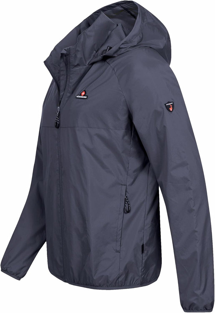 Höhenhorn Rigi Herren Regen Jacke Outdoor Rain Freizeitjacke Kapuze Regenjacke L Night-Blue, L Night