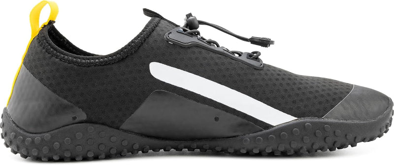 Cressi Sonar Shoes - Unisex Wasserschuh für Erwachsene aus Mikroperforiertes Gewebe Schwarz Gelb 39