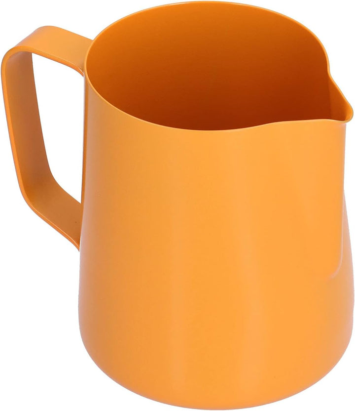 Milchaufschäumkännchen, 400 ml, PTFE, spitzer Mund, Edelstahl-Kaffeekanne für Zuhause, Küche, Aufsch