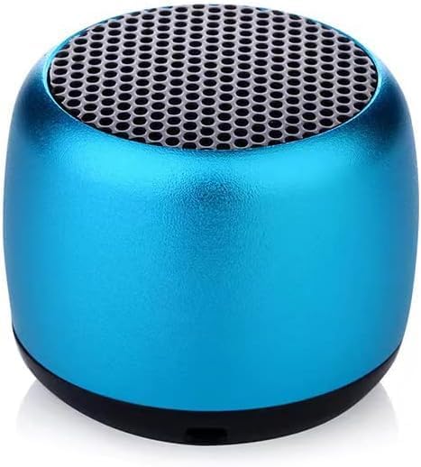 Eageroo Bluetooth Mini Lautsprecher tragbar Speaker,Stereo Klang mit tiefem Bass Technologie,Blau, B