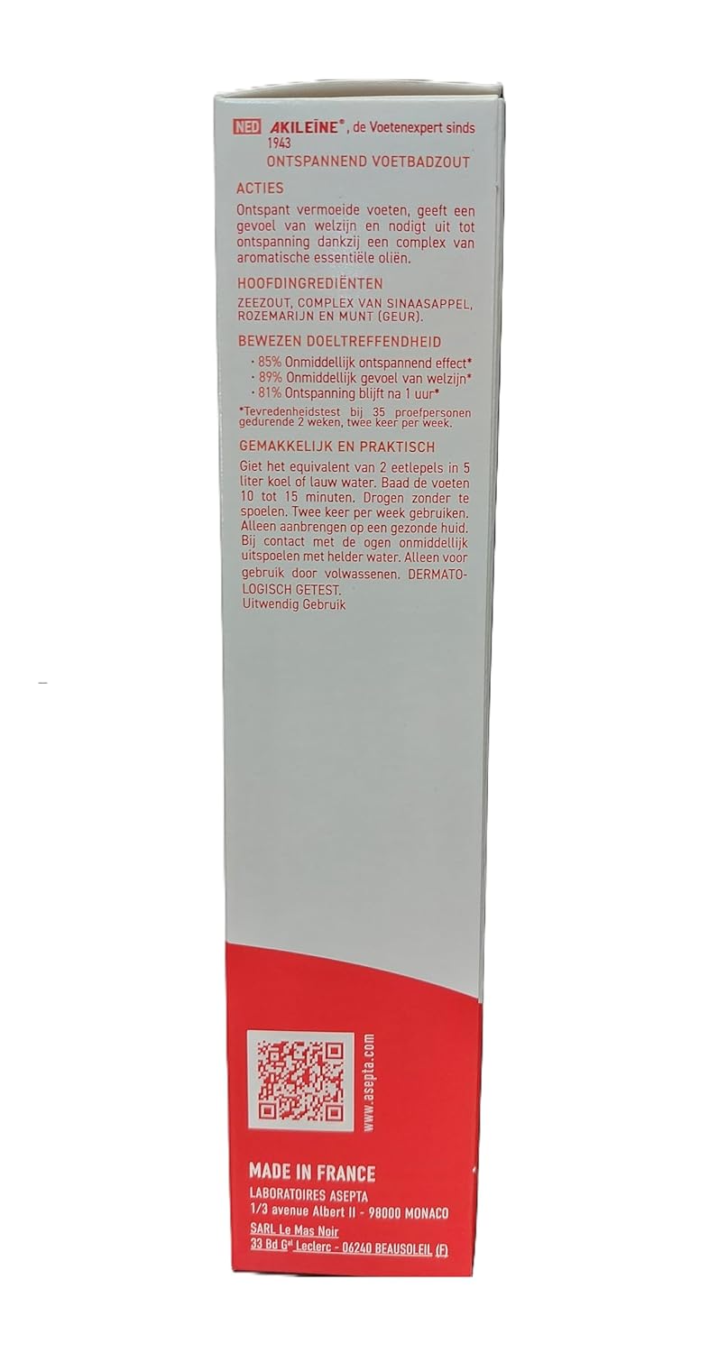 AKILEÏNE - Entspannendes Badesalz – 2 Beutel mit 150 g.
