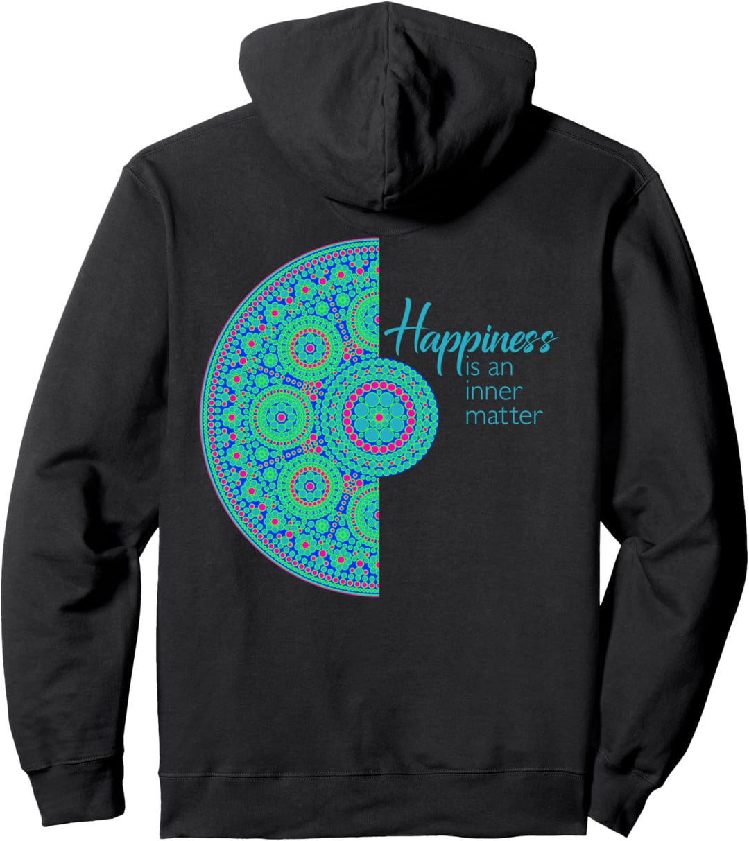 Happiness is an inner matter - Mandala 3 - Fan Fun Pullover Hoodie