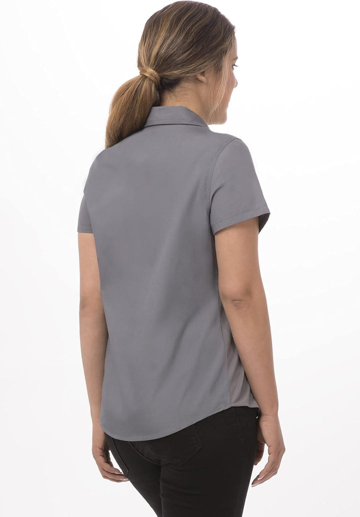 Chef Works Damen Universalhemd, grau, X-Gross XL, XL