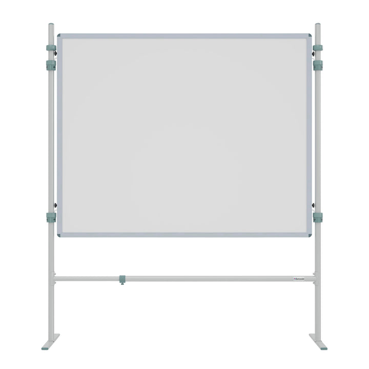 Betzold - Trennwand-Tafel Whiteboard mit 2 Stativen - Einhängetafel Memo-Board Legierter Stahl, Legi