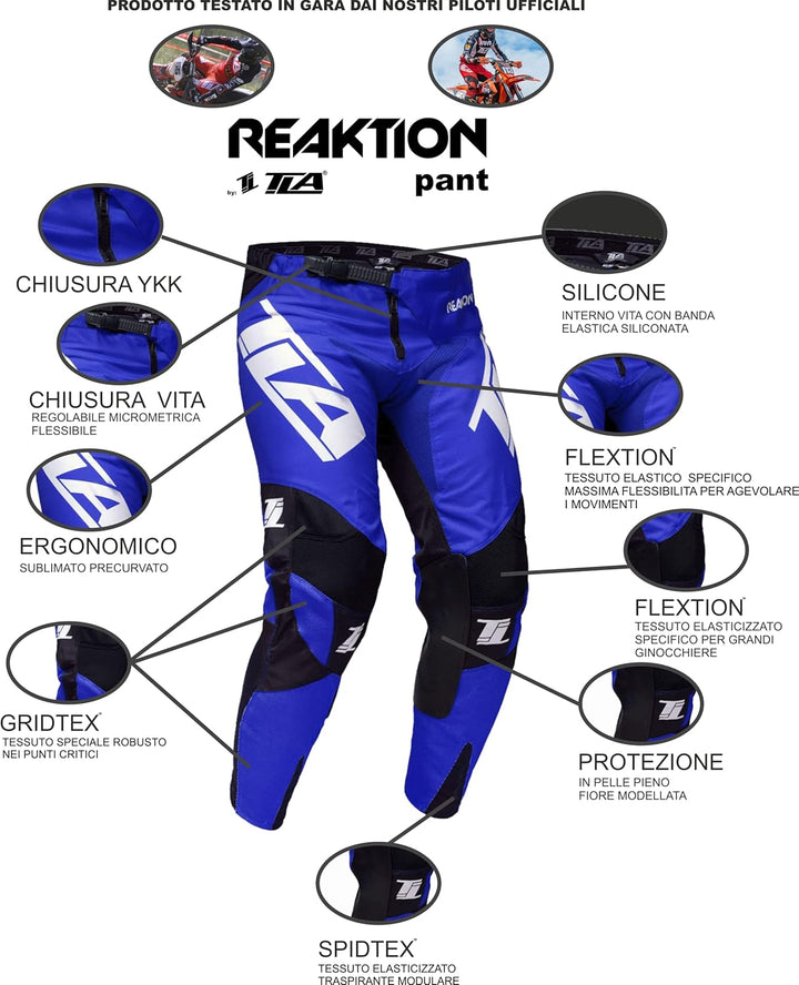TLA Enduro und Motocross Reaktion MX Hose | Motorrad- und Quad-Hosen | Motorradbekleidung | Motocros