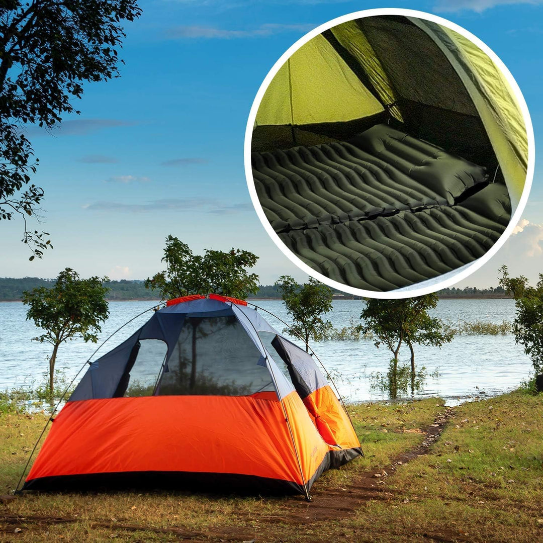 Unigear 500g ultraleichte Isomatte Camping Kleines Packmass, Aufblasbare Luftmatratze Schlafmatte Ca