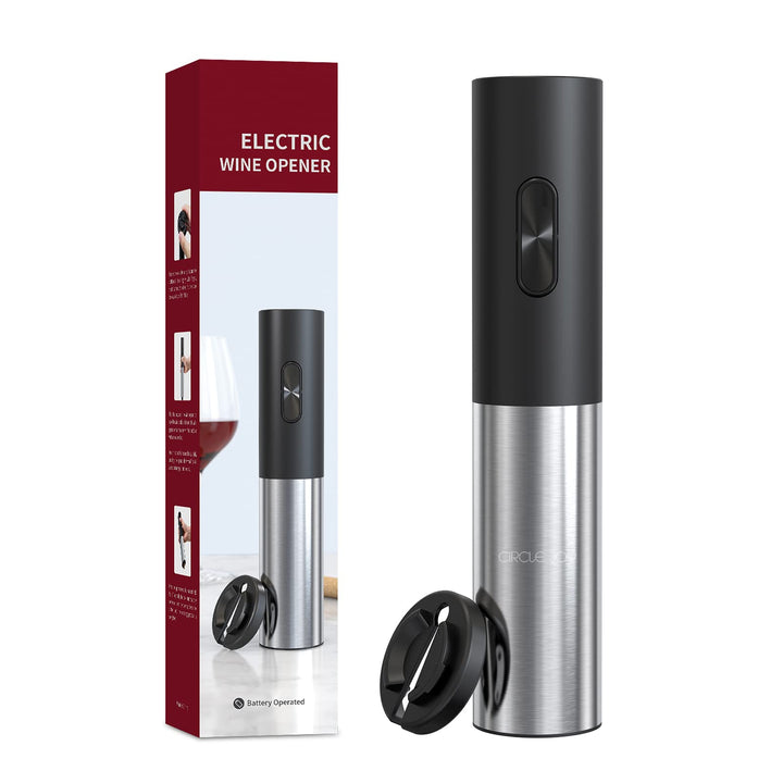 CIRCLE JOY Elektrischer Korkenzieher, Automatischer WeinöFfner, Batteriebetriebener Motorisierter We