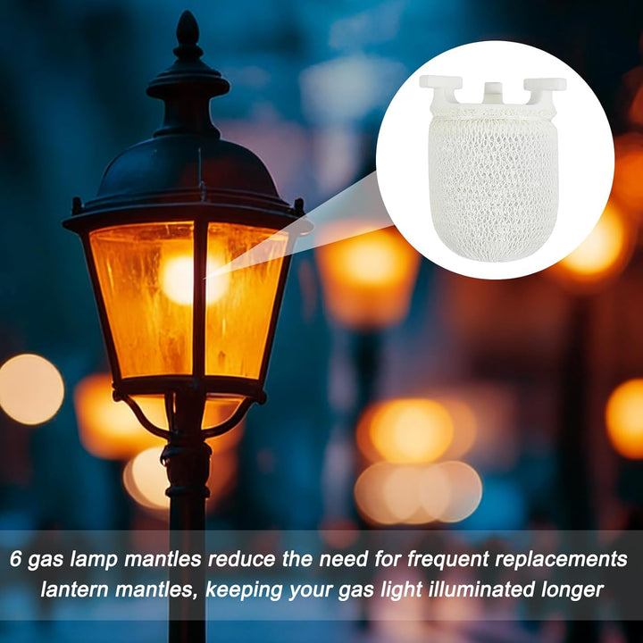 6 Packung Glühstrümpfe Für Gaslampen Vorgeformter Glühstrumpf Für Gaslampen Vorgeformte Glühstrümpfe