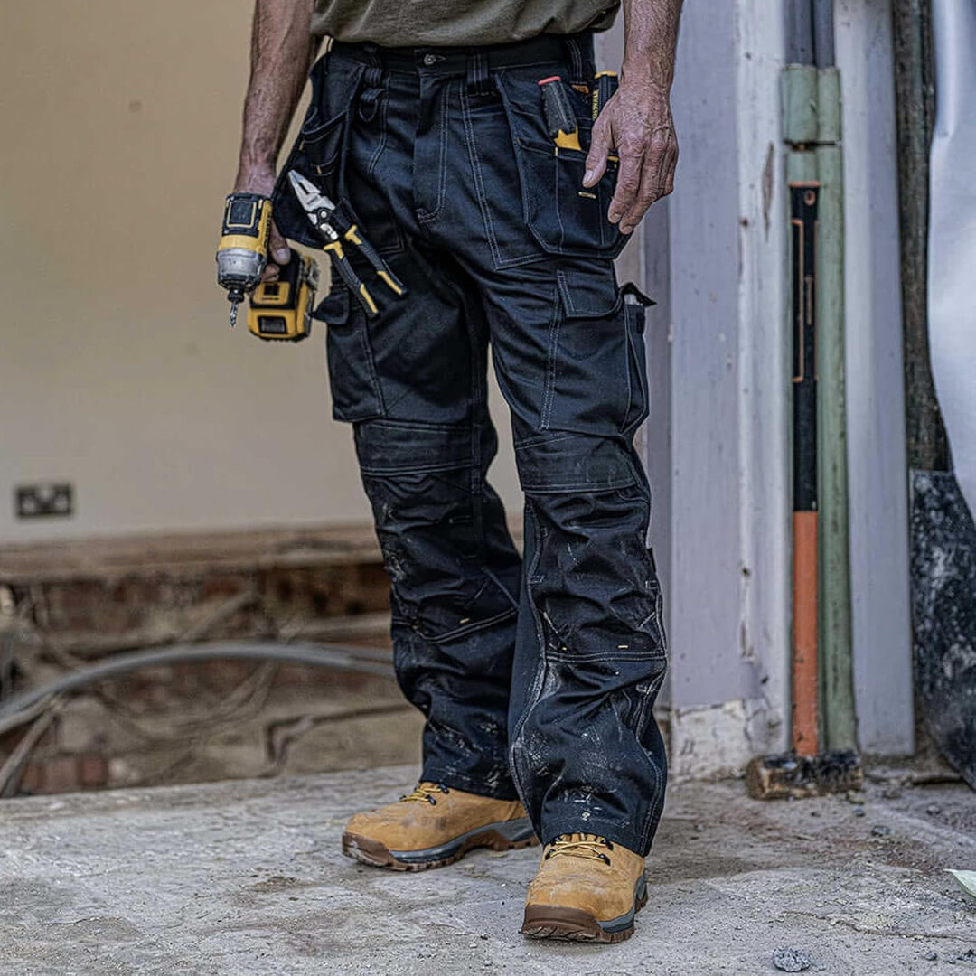 DeWalt Herren Arbeitshosen, Pro Tradesman Work Trouser, 32W x 29L, schwarz 32W / 29L Schwarz, 32W /
