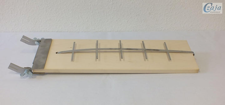 Czaja Flammlachsbretter für Feuerschalen, 1er Set Räucherbrett aus Buchenholz incl. stabilen Edelsta