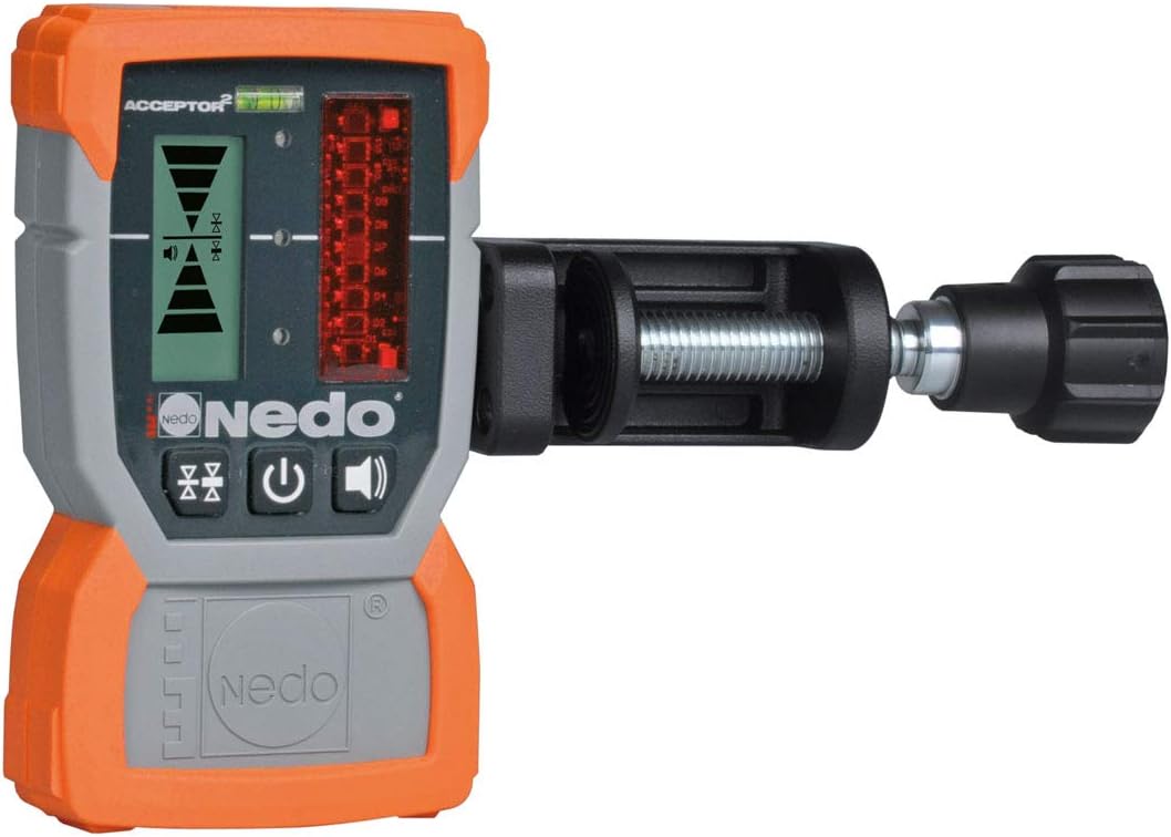 Nedo SIRIUS 1 H selbstnivellierender Rotationslaser im Set mit Stativ und Flexilatte Baulaser Nivell