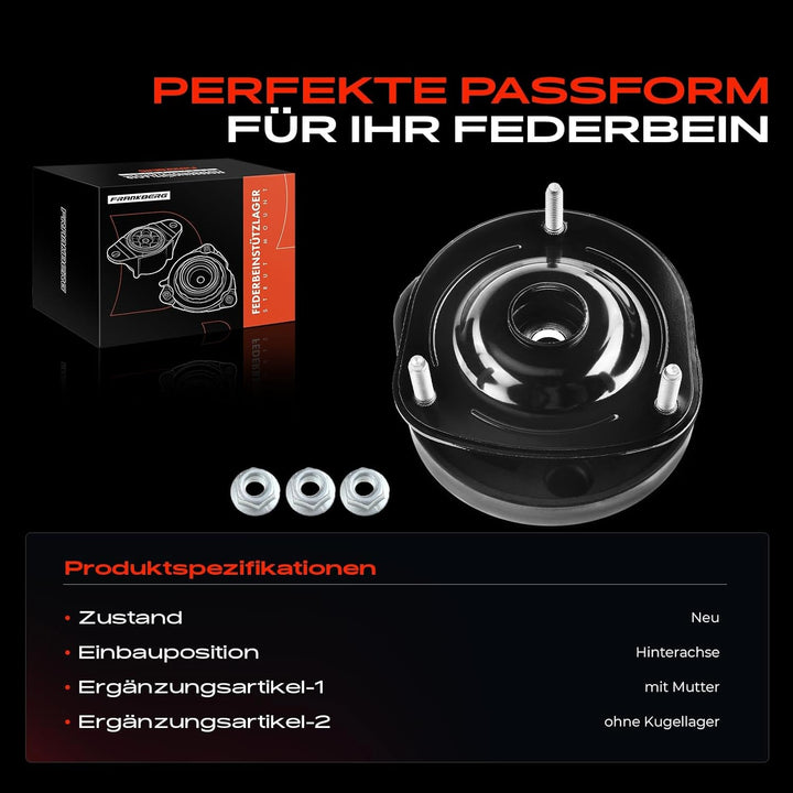 Frankberg 1x Federbeinstützlager Kompatibel mit Forester SG 2.0L 2.5L 2002-2006 Replace# 905950