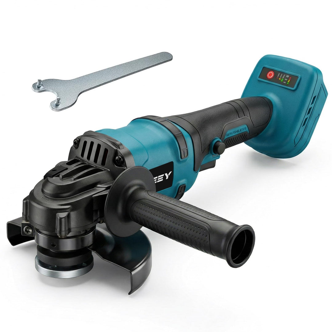 Akku Winkelschleifer für Makita 18V, 125 mm Akku Flex 8500U/min, 3 Geschwindigkeiten, Akku-Schleifer