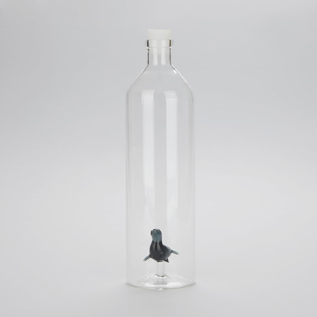 balvi Flasche Atlantis Seal für Wasser Abbildung enthält Dichtung Verkappte Silicon Borosilikat 30cm