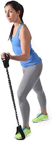 Oliver Lateral Resistor | Widerstandsband für Beintraining mit Nylonummantelung 3. Rot – Stärke: Sta