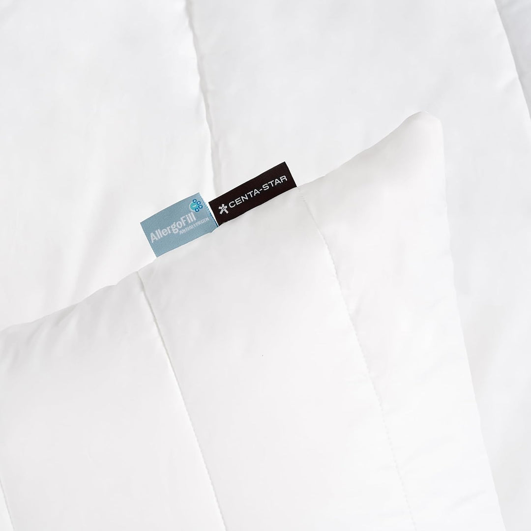 Centa Star Kopfkissen Allergo Protect mit Innenkissen 80x80 cm 80x80 cm Weiss, 80x80 cm Weiss