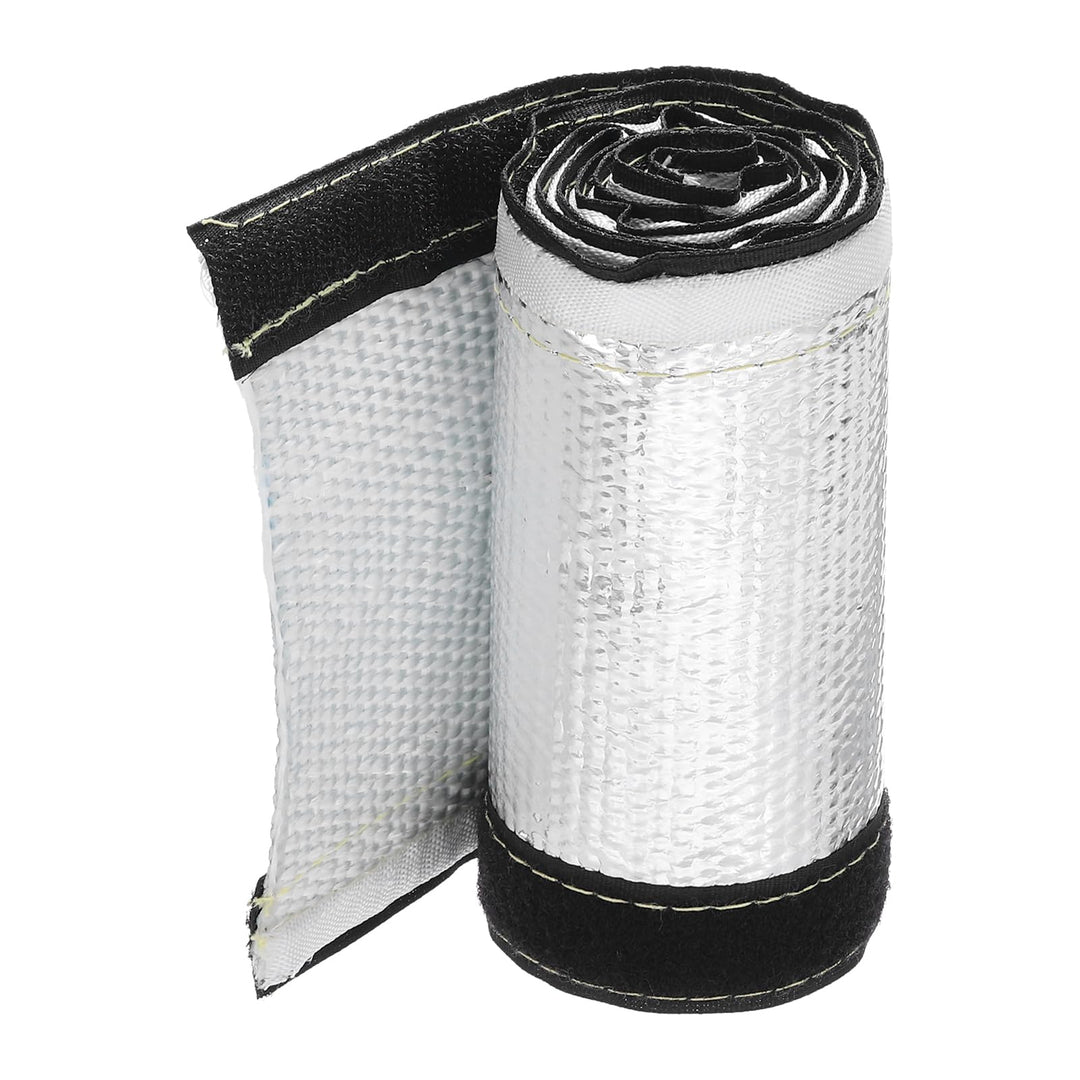 QUARKZMAN 1.5mm Dicke Aluminiumfolie Hitzeschutzschlauch 30mm Innendurchmesser Hitzeschutz Aluminium