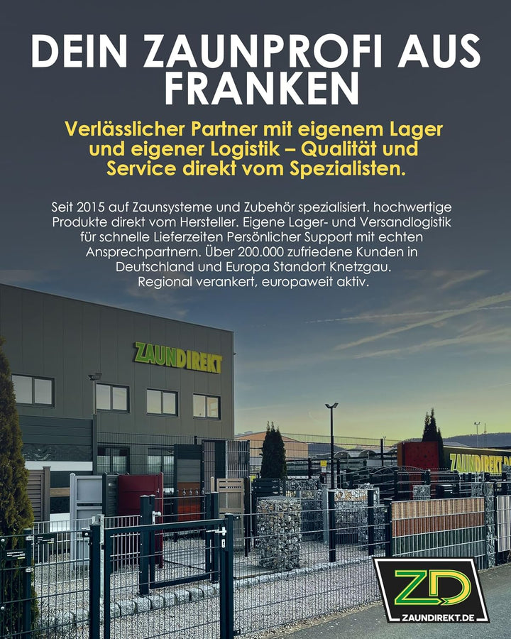 Zaunbriefkasten NOAH mit Halterung, Entnahme hinten, Anthrazit, Anthrazit