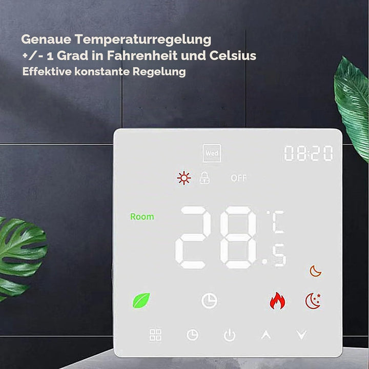 Touch Smart-Fussbodenheizungsthermostat mit Präziser Temperaturregelung für Zuhause/Hotel/Büro, Elek