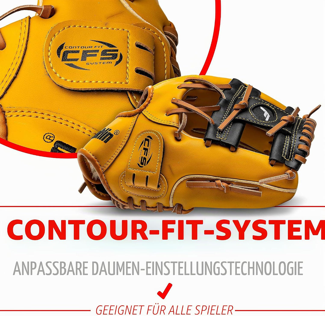 Franklin Sports Field Master Series Baseballhandschuh 28 cm Rechte Hand Wurf, 28 cm Rechte Hand Wurf