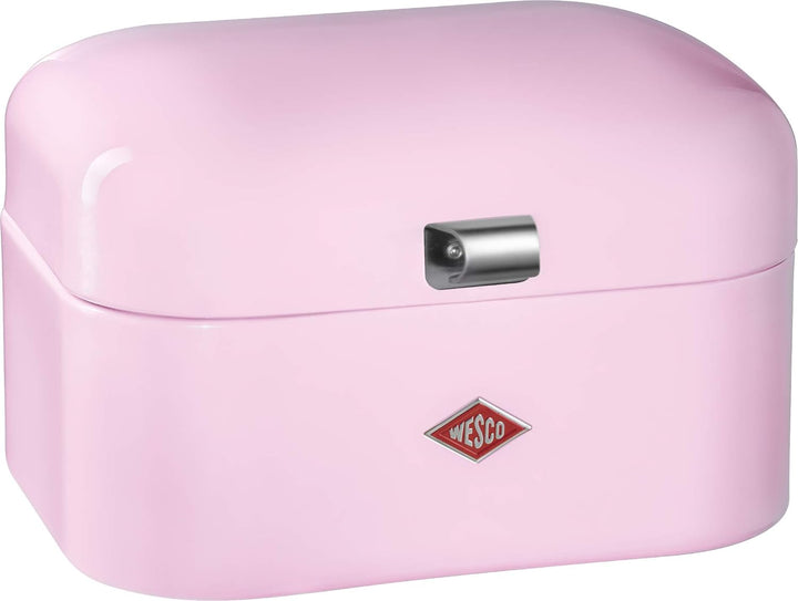 Wesco 235 101 Single Grandy Brotkasten pink 22 x 28 x 17cm (L/B/H), Stainless_Steel, 22 x 26.8 x 17c