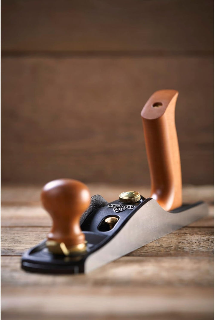 Stanley Bankhobel Nr. 62 (355 mm Eisenlänge, Hobelmaul verstelllbar, mit Einstellschrauben)