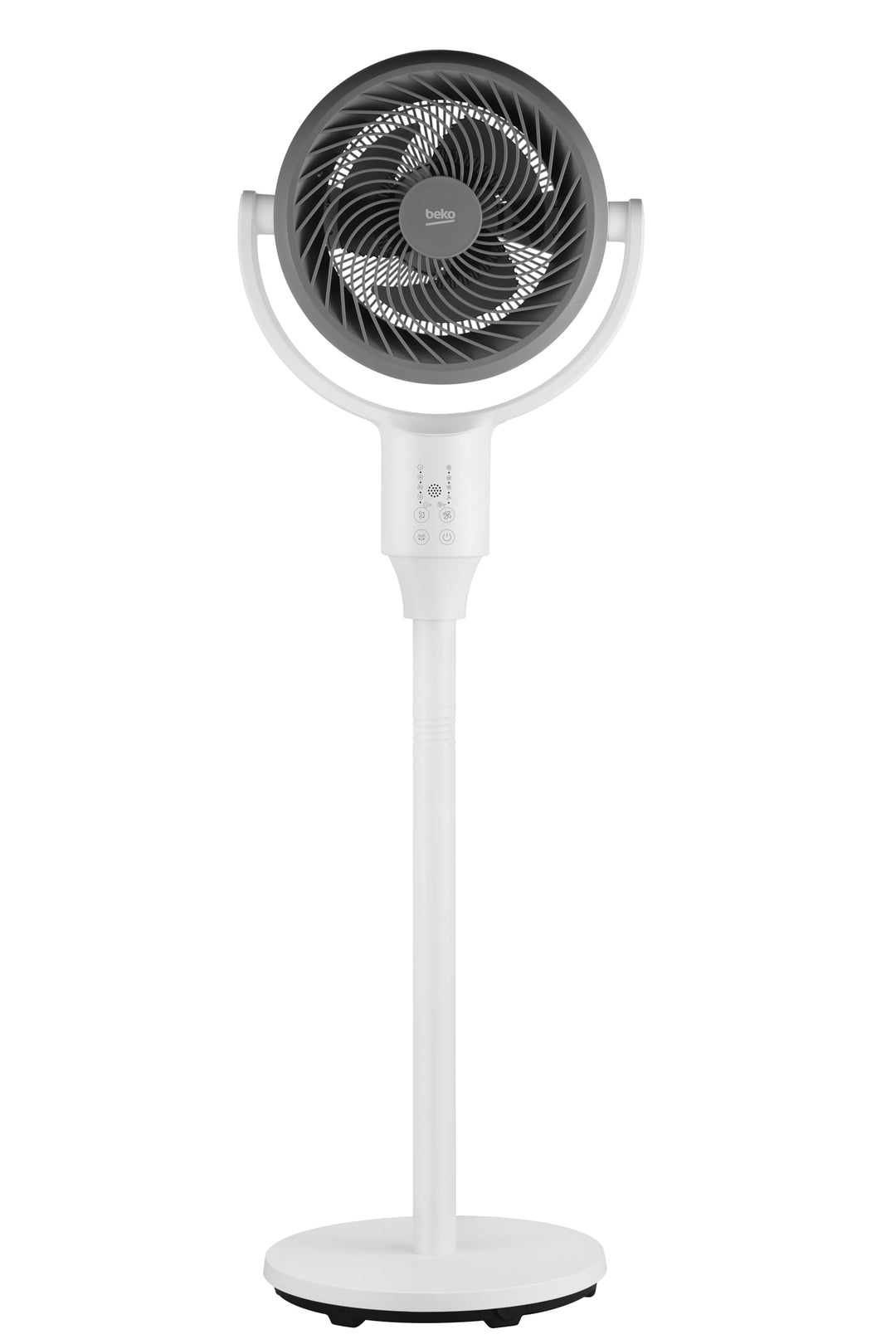 Beko - EFS7000CW - 2-in-1 Stand- und Tischventilator, 30 W, 4 Geschwindigkeitsstufen, Höhe und Neigu