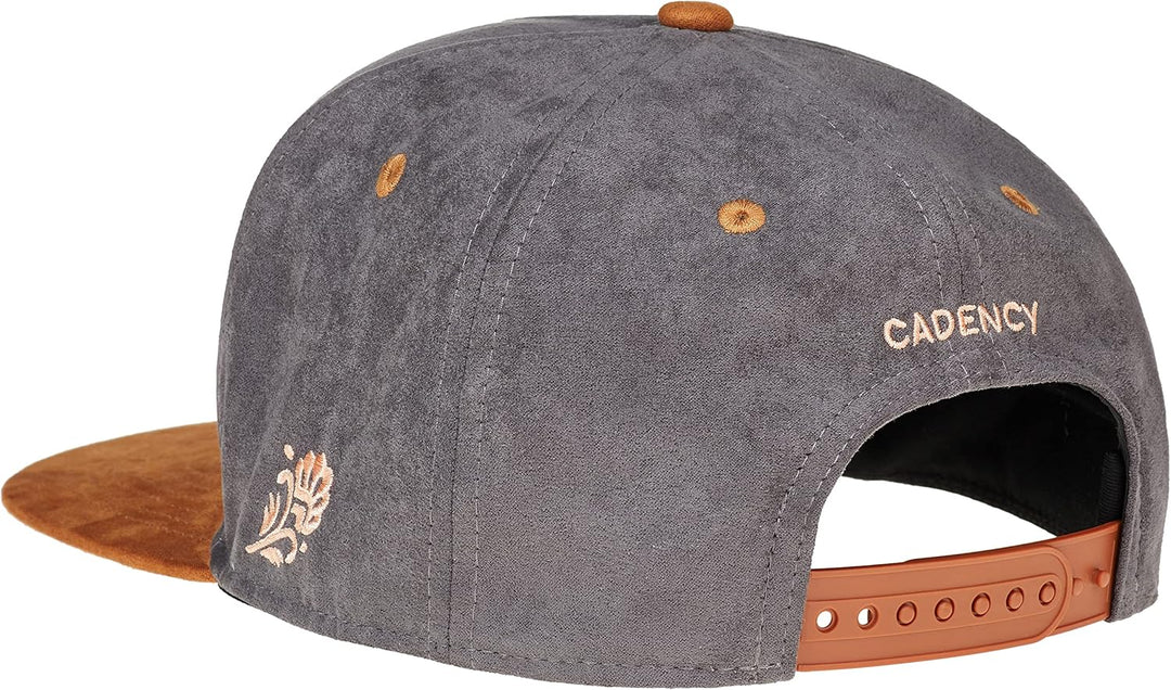 Cadency® Snapback Cap Paisley, Grau, Unisex, Grössenverstellbar