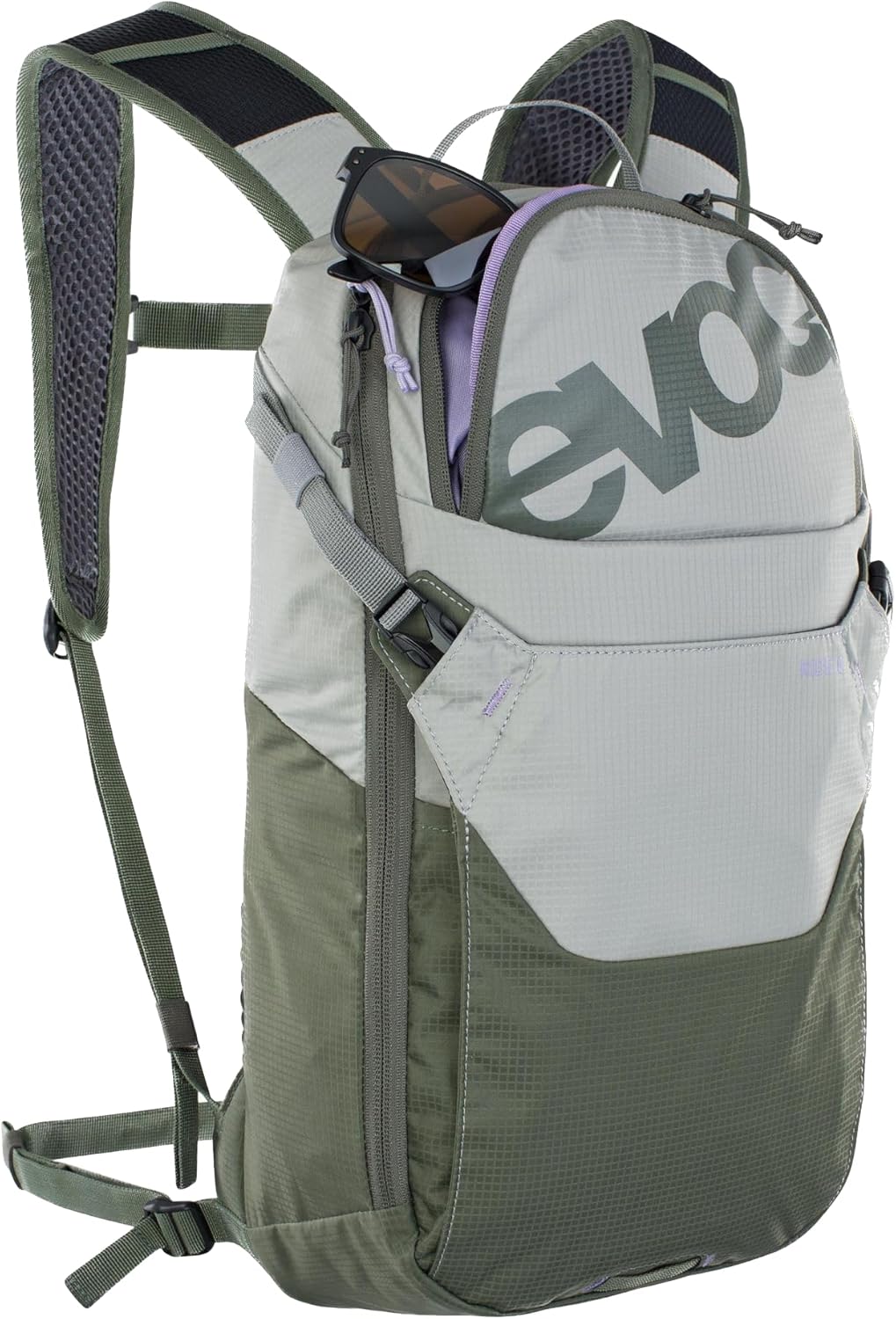 EVOC RIDE 8 Fahrradrucksack, Trekkingrucksack für Trails &amp; andere Aktivitäten (cleveres Taschenmanag