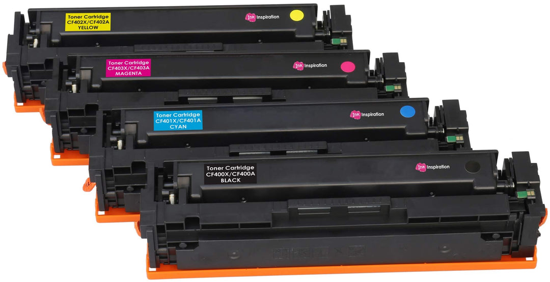 Ink Inspiration 4er Set Premium Toner kompatibel für 201X 201A HP Color Laserjet Pro MFP M277dw M277