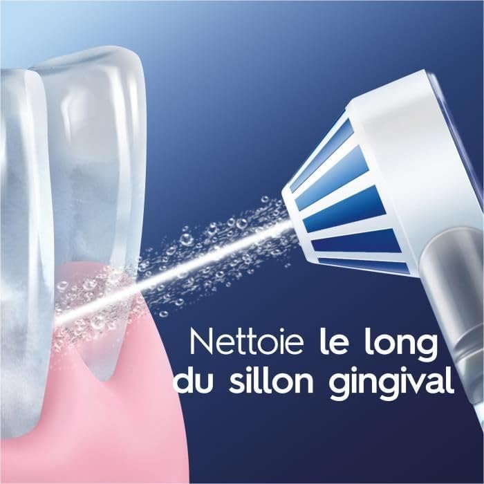 Oral-B AquaCare 4 Kabellose Munddusche, Zahnzwischenraumreiniger für sanfte Zahnreinigung & gesünder