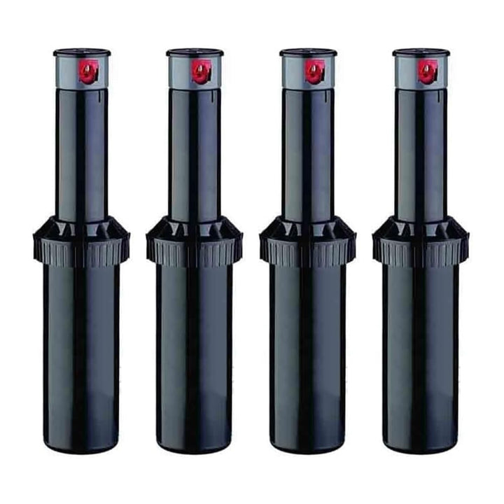 Suinga 4 x ASPERSOR KRain Superpro 3/4 Zoll, Reichweite 7,9 bis 14,9 m. Packung mit 4 verstellbaren