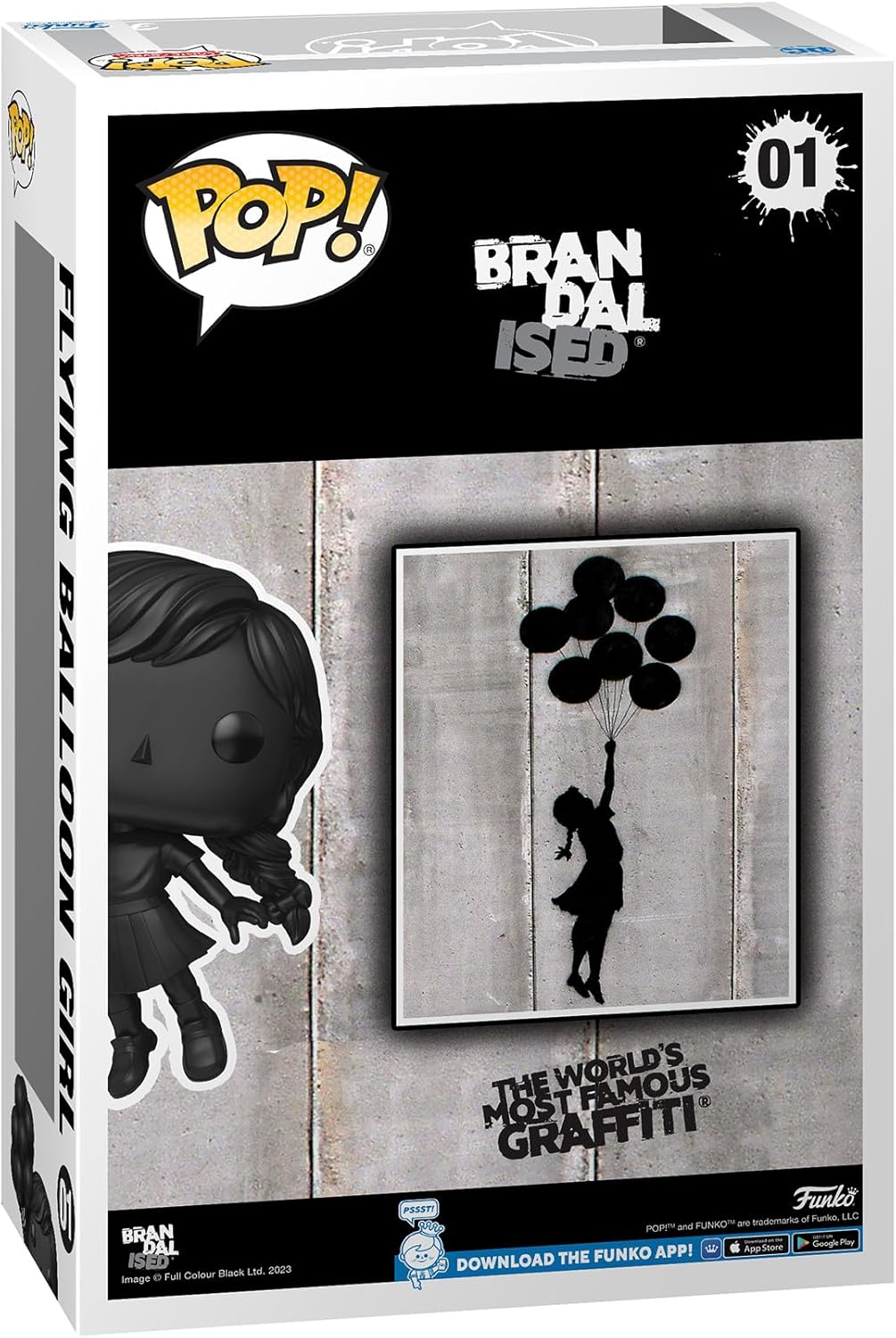 Funko Pop! Art Cover: Brandalised - Balloons Silhouette - BLN mit Case - Vinyl-Sammelfigur - Geschen