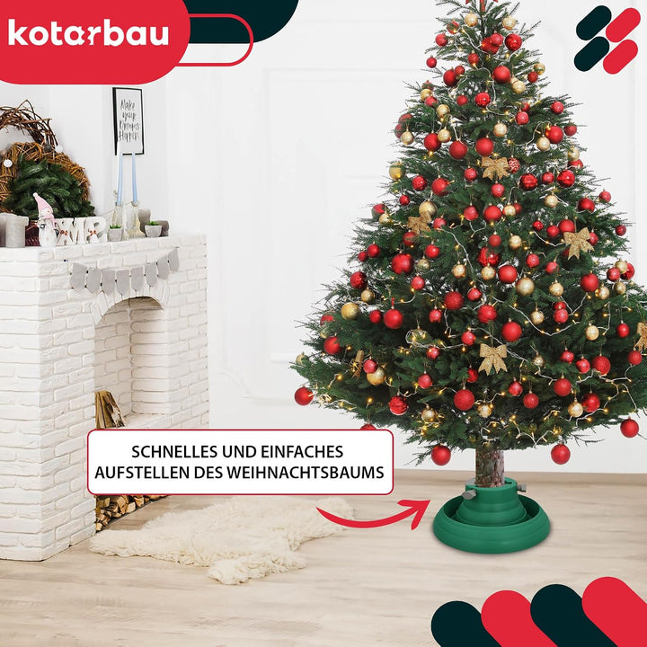 KOTARBAU® Weihnachtsbaumständer mit Wassertank - Christbaumständer - für Baumhöhe bis 2,5 m - Tannen