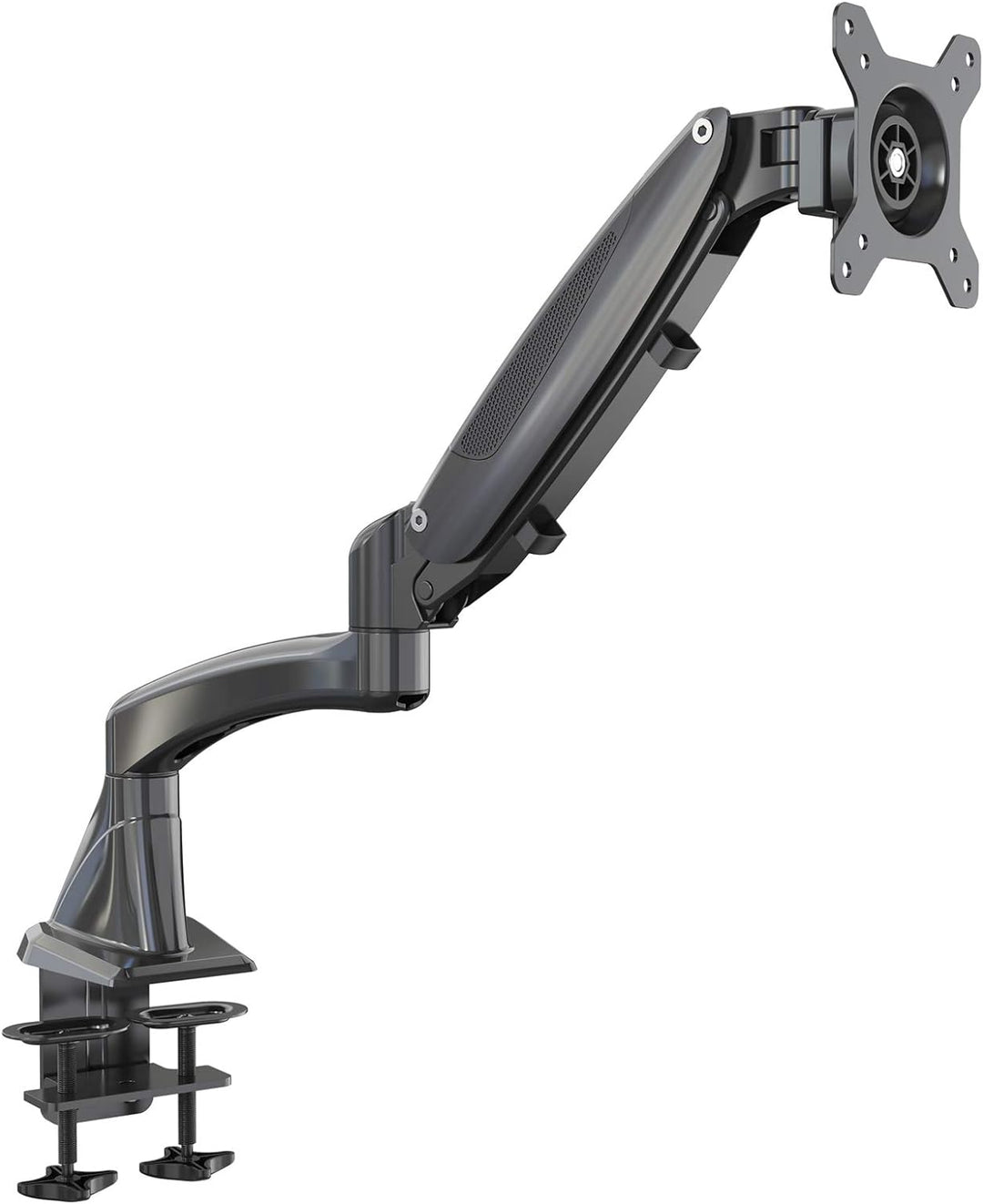 HFTEK - Monitor Tischhalter Bildschirm Halterung bis 34 Zoll - Belastbarkeit: bis max.16 kg mit Dopp