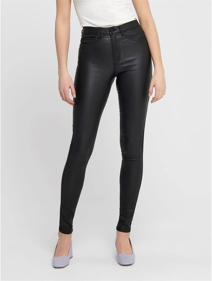 ONLY Female Kunstlederhosen ONLROYAL Skinny Fit Kunstlederhosen XS / 34L Black 1, XS / 34L Black 1