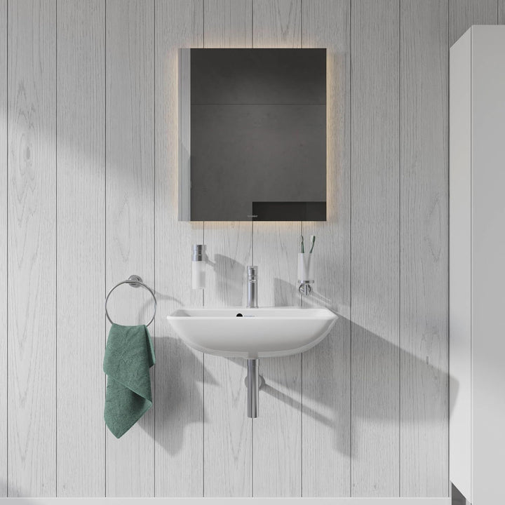 Duravit ME by Starck Waschtisch Compact Weiss Hochglanz 600mm