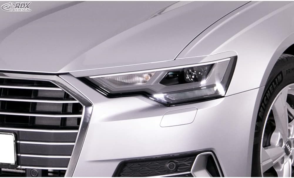 Scheinwerferblenden kompatibel mit Audi A6 (C8) Limousine/Avant 2018- (ABS)