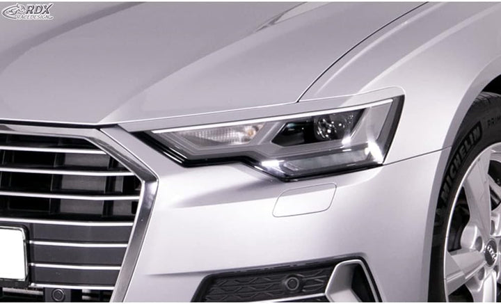 Scheinwerferblenden kompatibel mit Audi A6 (C8) Limousine/Avant 2018- (ABS)