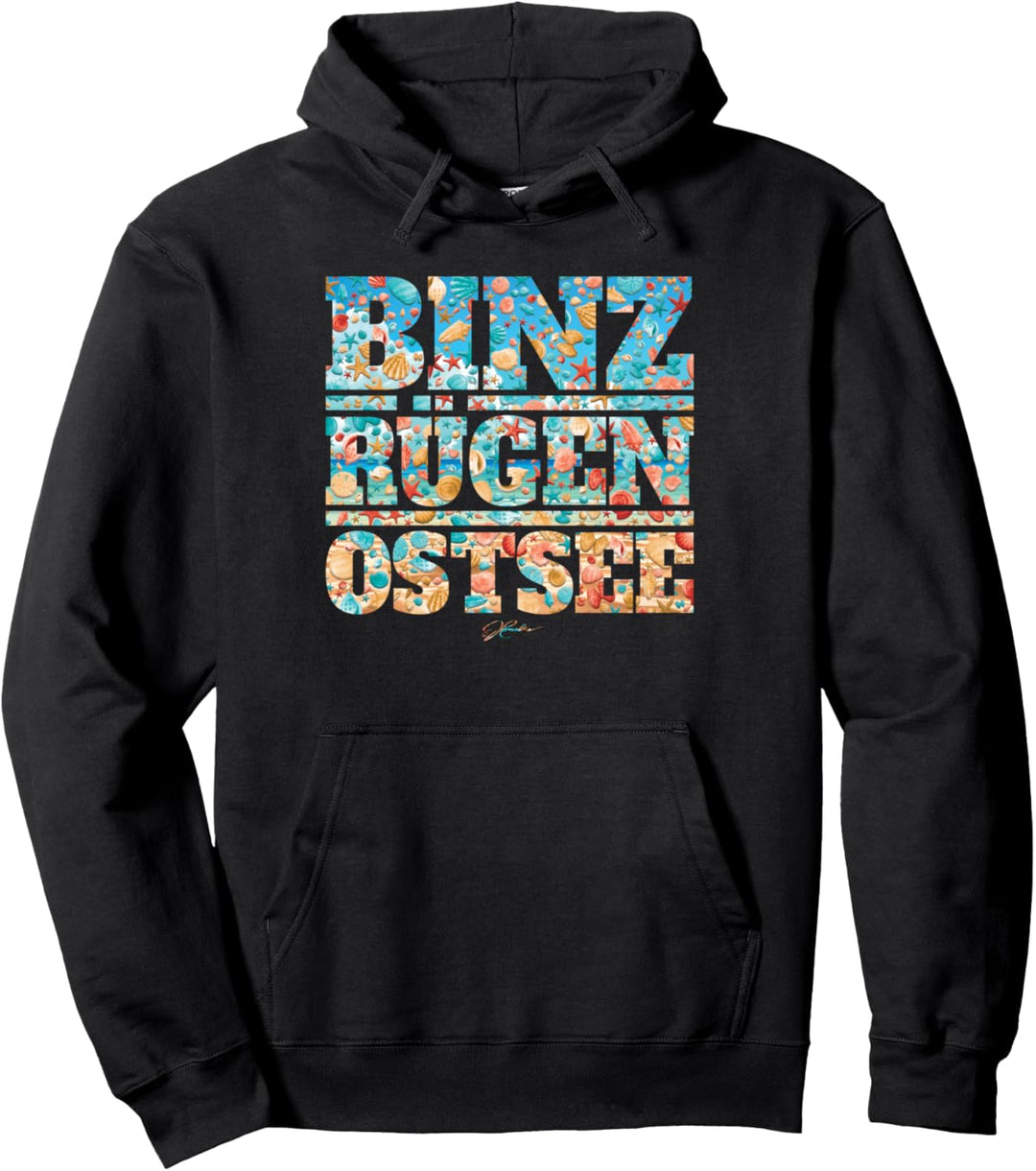 JCombs: Binz, Rügen, Ostsee, Muscheln Pullover Hoodie