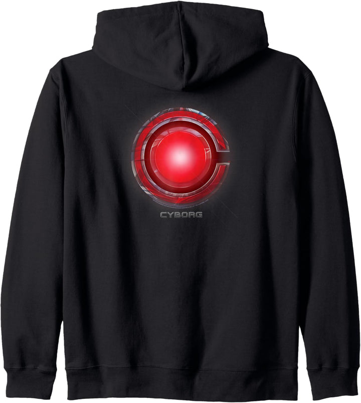 Justice League Movie Cyborg Logo Kapuzenjacke