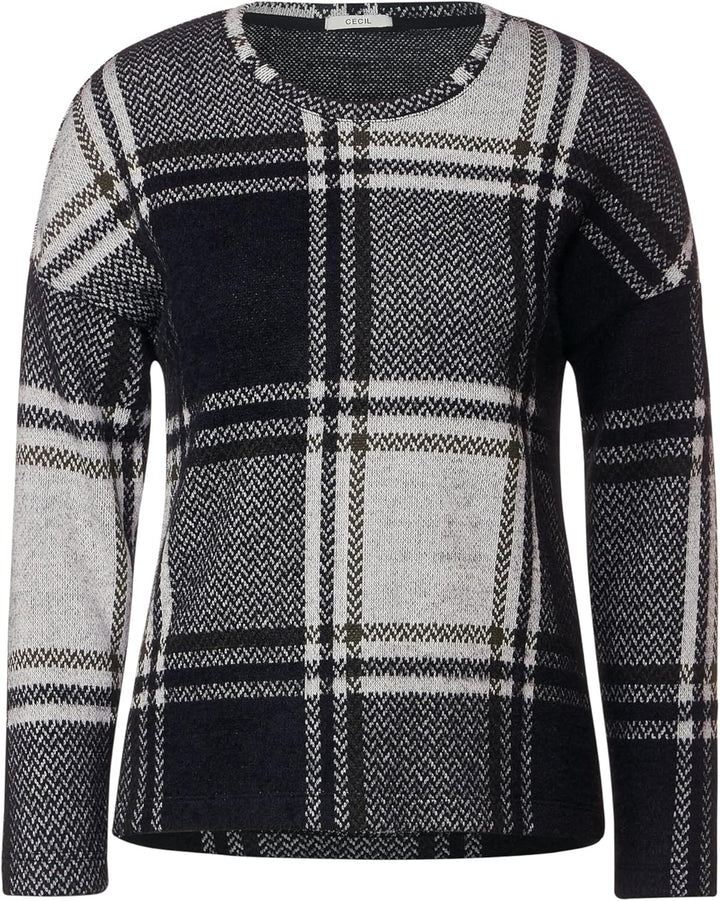 Cecil Damen Langarmshirt XXL Schwarz, XXL Schwarz