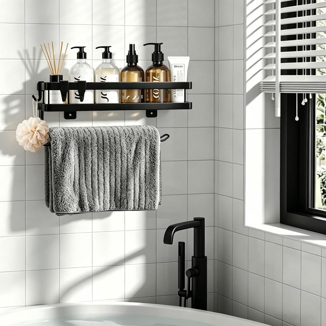 Gewürzregal Wand Ohne Bohren mit küchenrollenhalter Küchenregal Hängend Metall Gewürzregal zum klebe