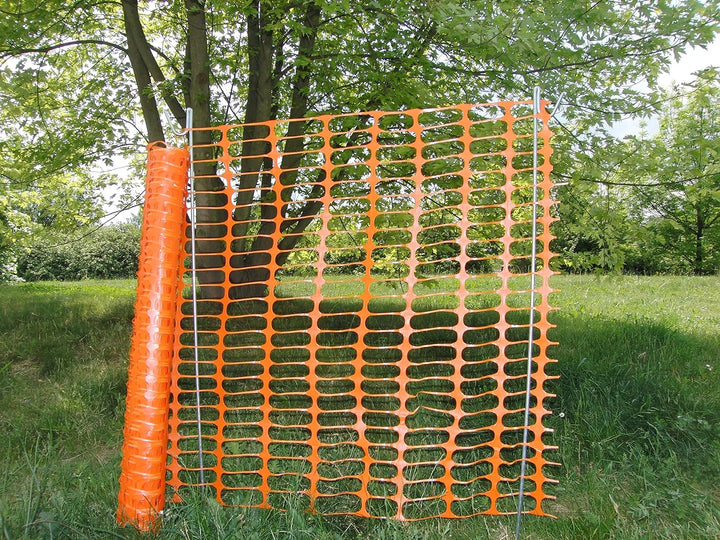 Stahlstangen, Zaunpfähle, Pfosten Ø8mm, 1.20m, zur Befestigung von Zäunen und Absperrungen (10), 10
