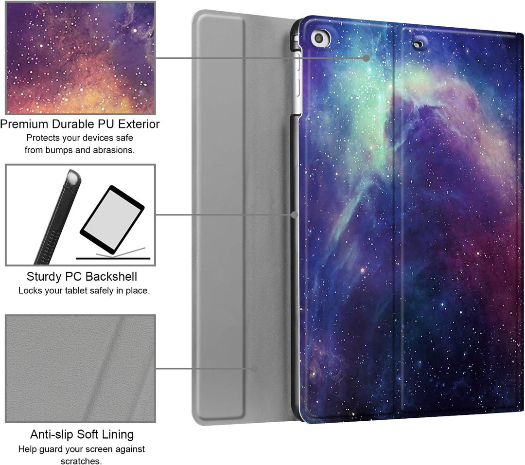 Fintie Tastatur Hülle für iPad 9.7 Zoll 2018 2017 / iPad Air 2 / iPad Air - Ultradünn leicht Schutzh