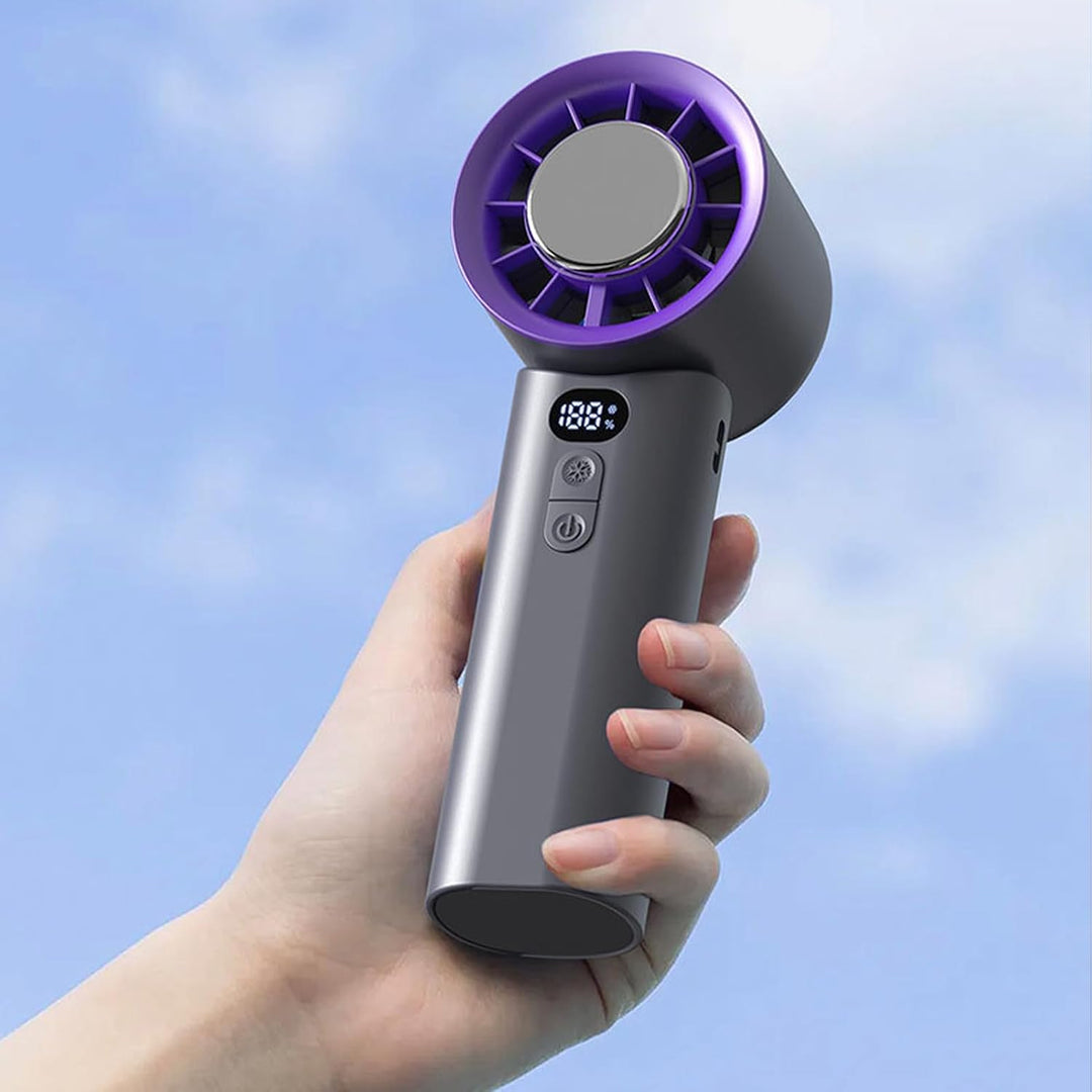 Generisch Tragbarer Klappventilator,Wiederaufladbarer Reiseventilator Mit Kräftigem Wind Für Unterwe